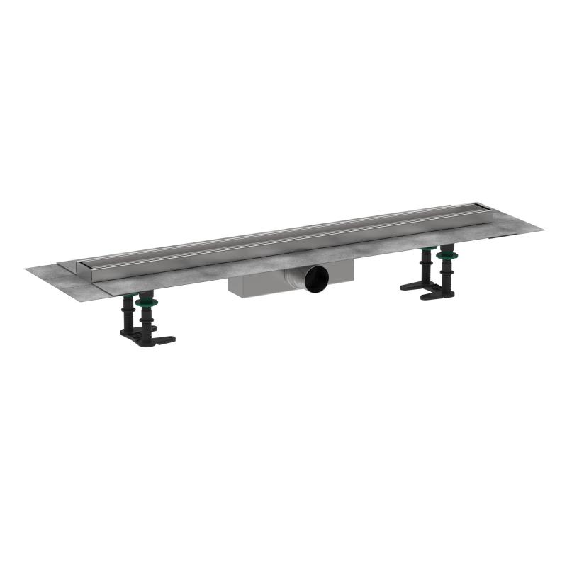Hansgrohe Rigola hansgrohe raindrain compact 56179000, 800 mm, incastrata, reglabila, faiantabila, ornament, mat, crom