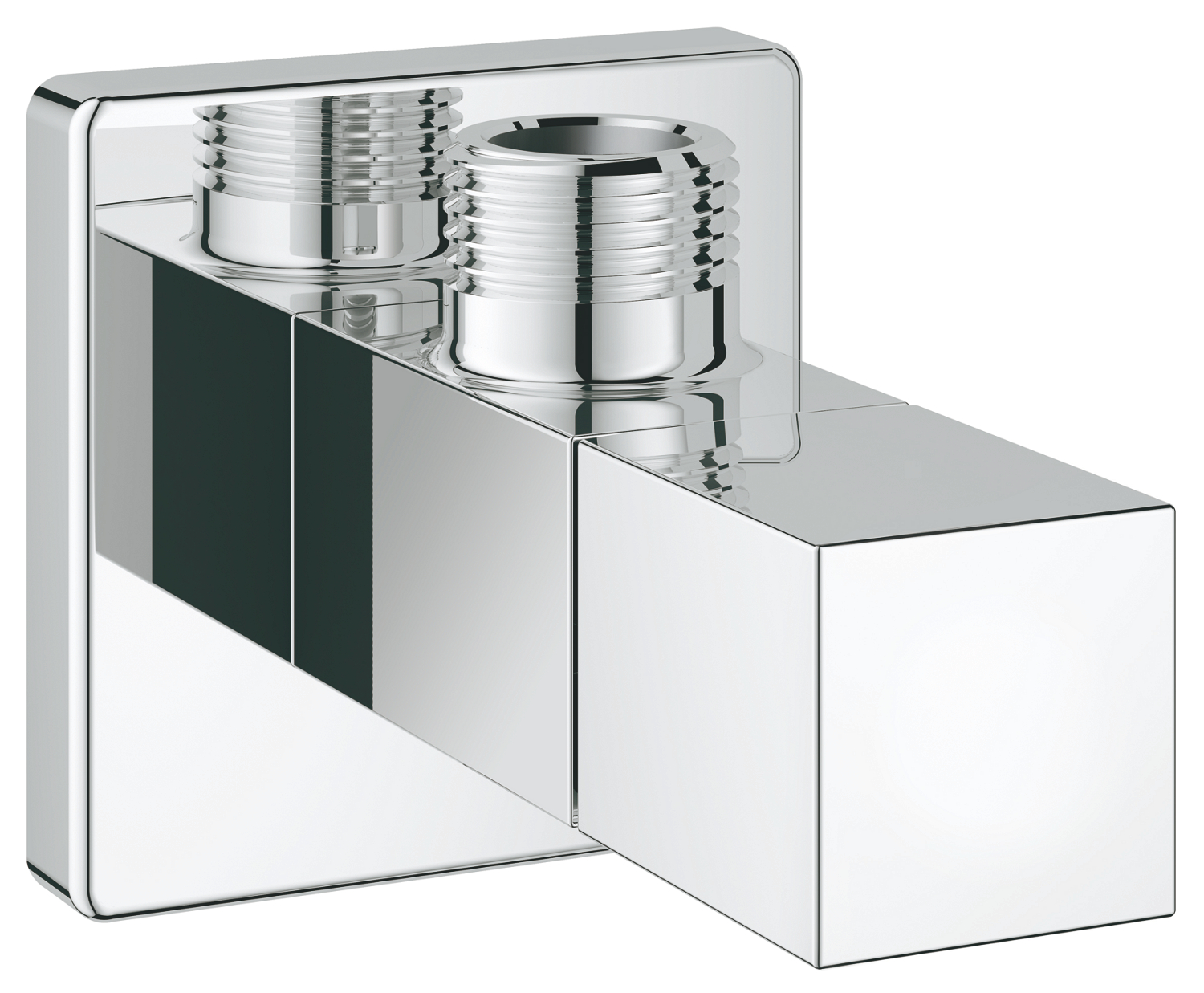 Grohe Robinet coltar grohe eurocube 22013000, 1/2'' x 1/2'', metal, neutru, crom