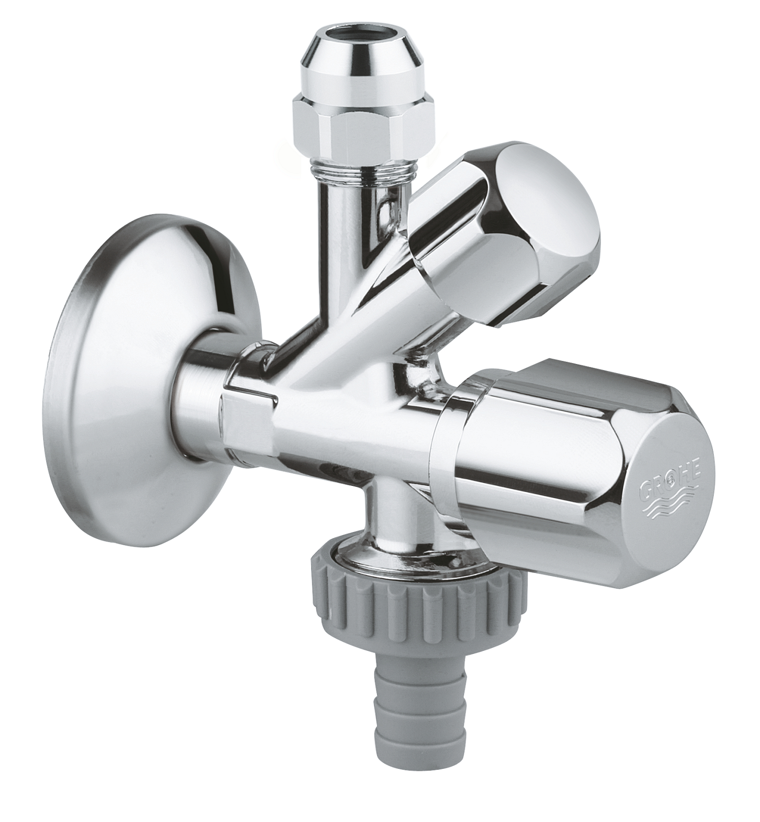 Grohe Robinet coltar was grohe 22036000, 1/2'' x 3/8'' x 3/4'', metal, neutru, crom