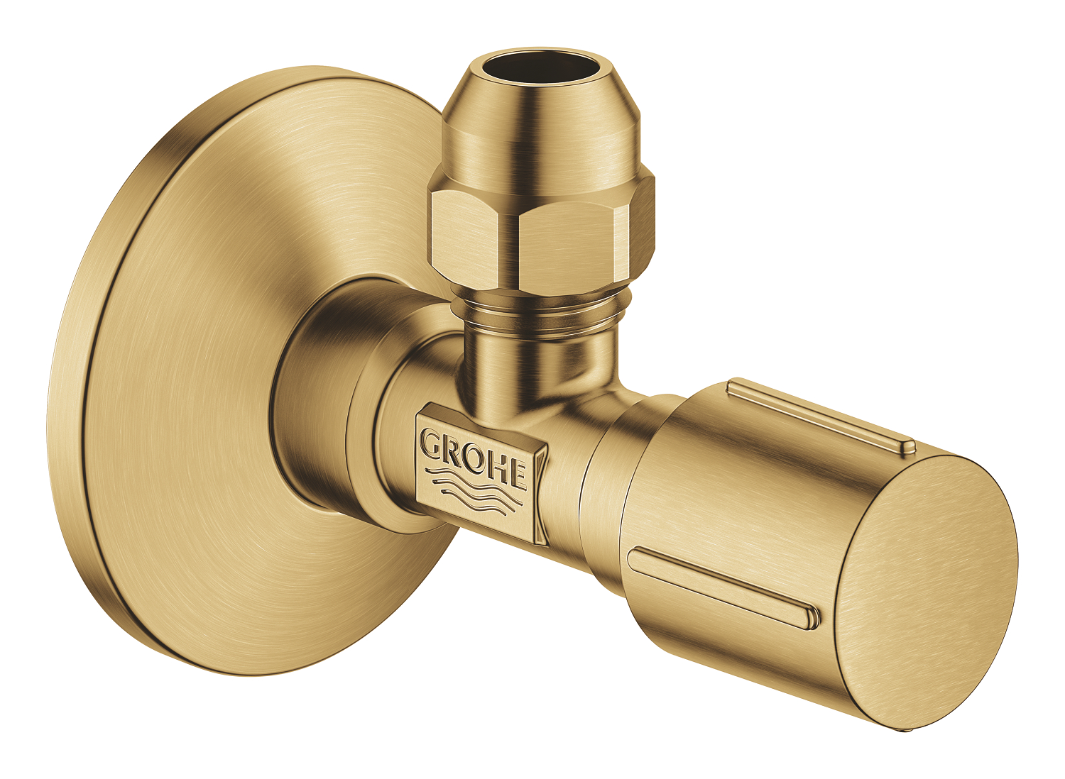 Grohe Robinet cu ventil de colt grohe 22037gn0, 1/2'', 3/8'', mat, auriu