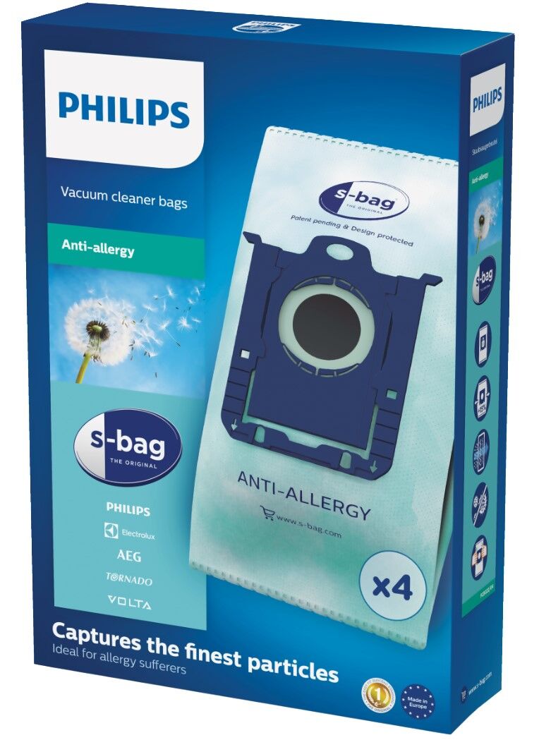 Philips Sac aspirator philips, antialergii, unica folosinta, 4 bucati, fc8022/04