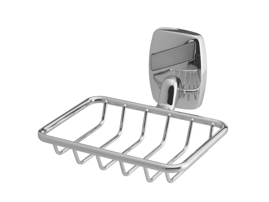 Bisk Sapuniera bisk oregon 79710, montare pe perete, fixare ascunsa, crom