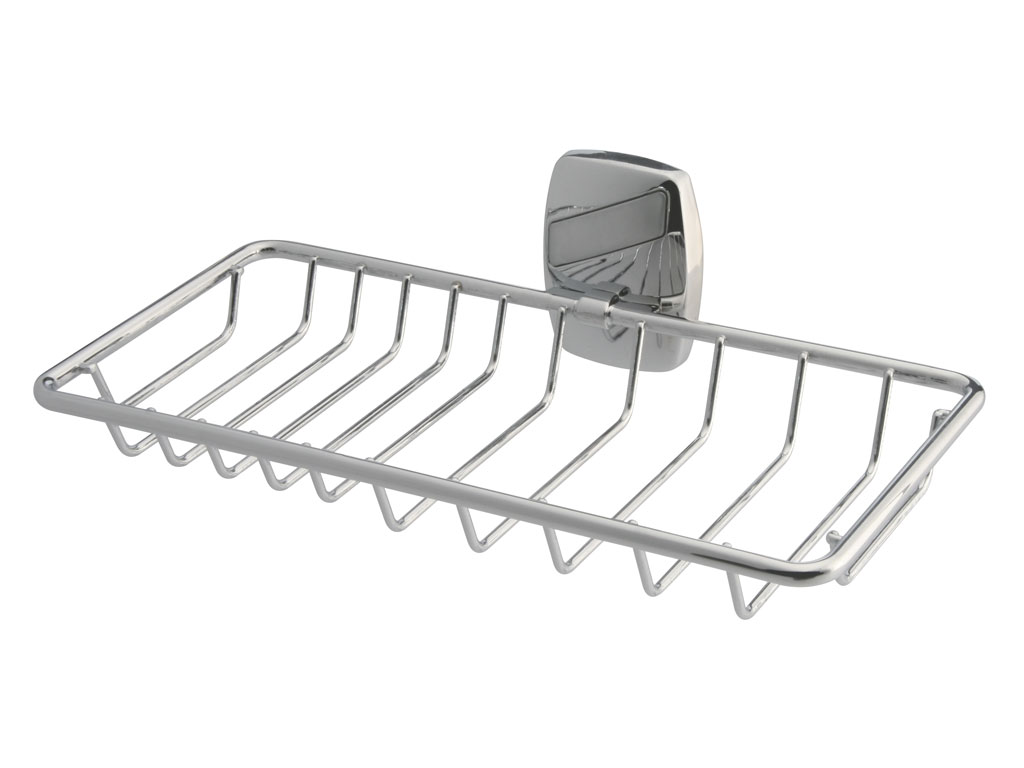 Bisk Sapuniera bisk oregon 79711, 245 mm, montare pe perete, fixare ascunsa, crom