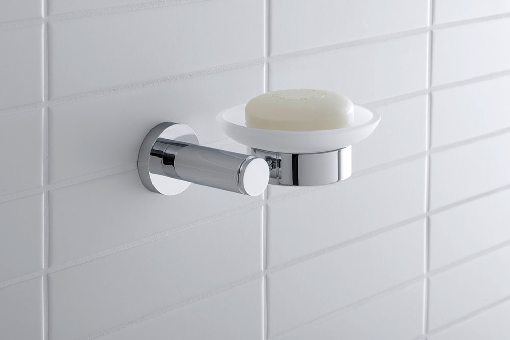 Savoniera Duravit 0099181000, D-Code, tip instalare pe perete, numar orificii instalare 2, elemente fixare ascunse, crom [2]