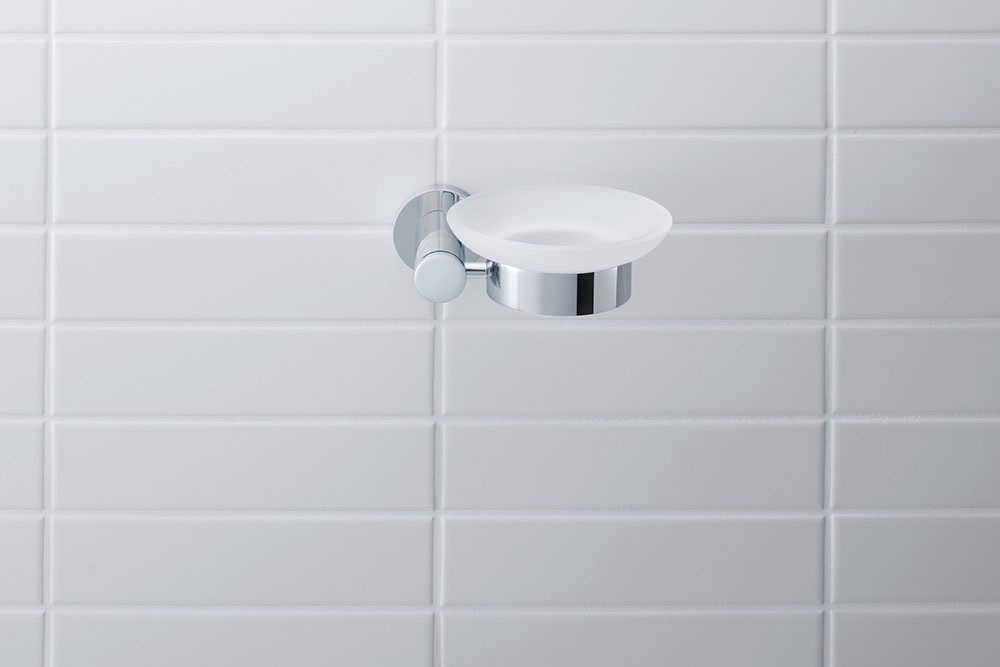 Savoniera Duravit 0099181000, D-Code, tip instalare pe perete, numar orificii instalare 2, elemente fixare ascunse, crom [4]