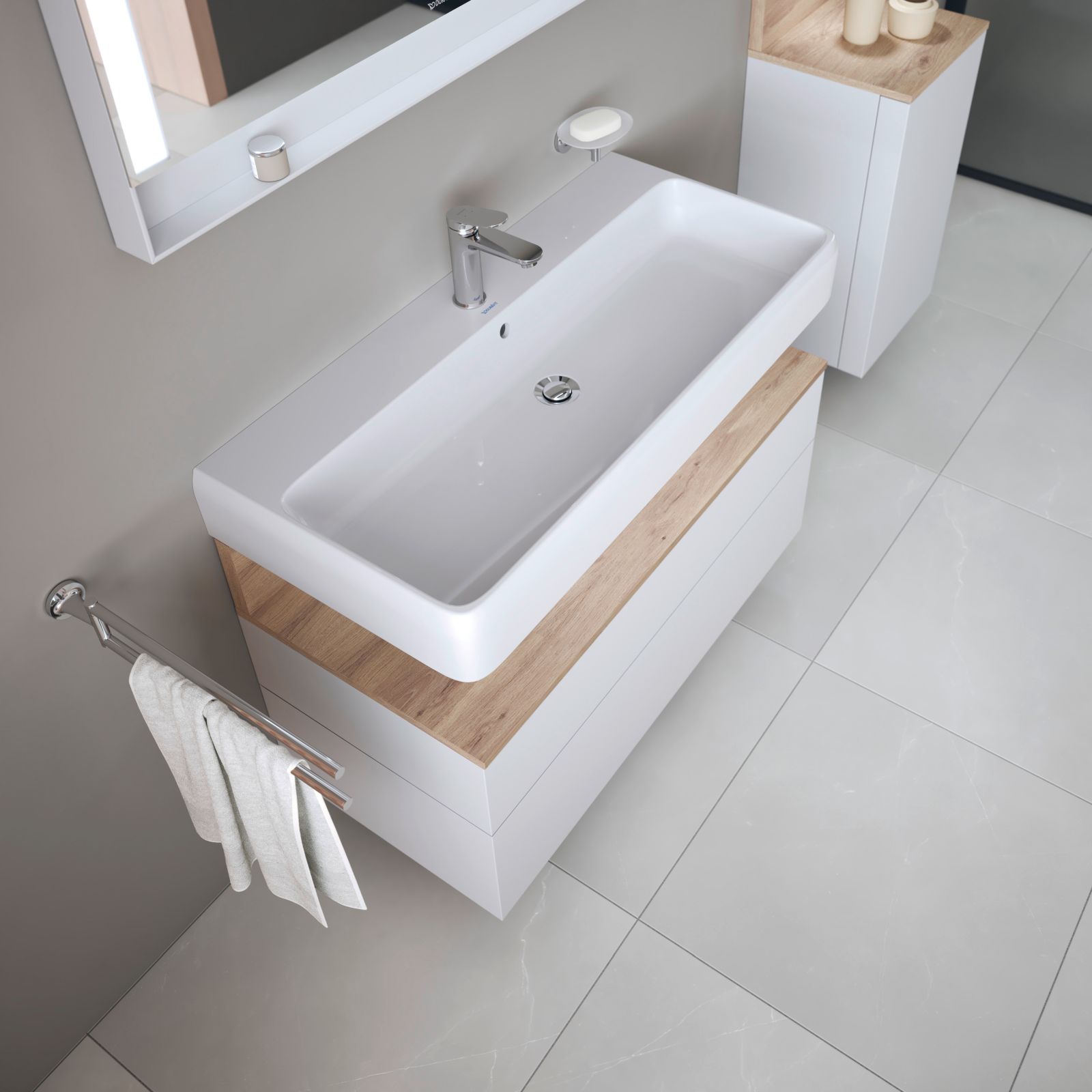 Savoniera Duravit 0099331000, Starck T, tip instalare pe perete, calitate superioara pentru baia ta, crom [7]