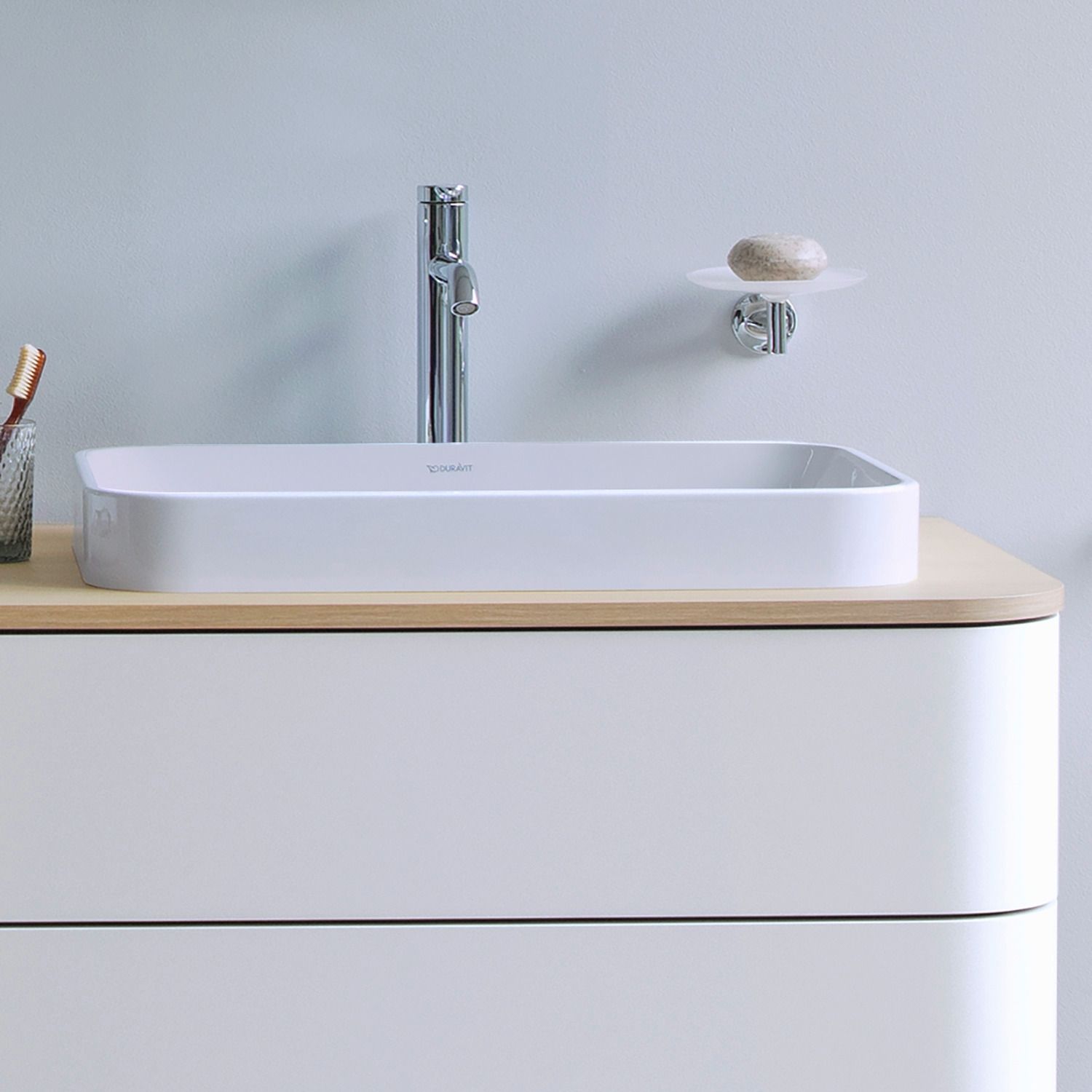 Savoniera Duravit 0099331000, Starck T, tip instalare pe perete, calitate superioara pentru baia ta, crom [3]