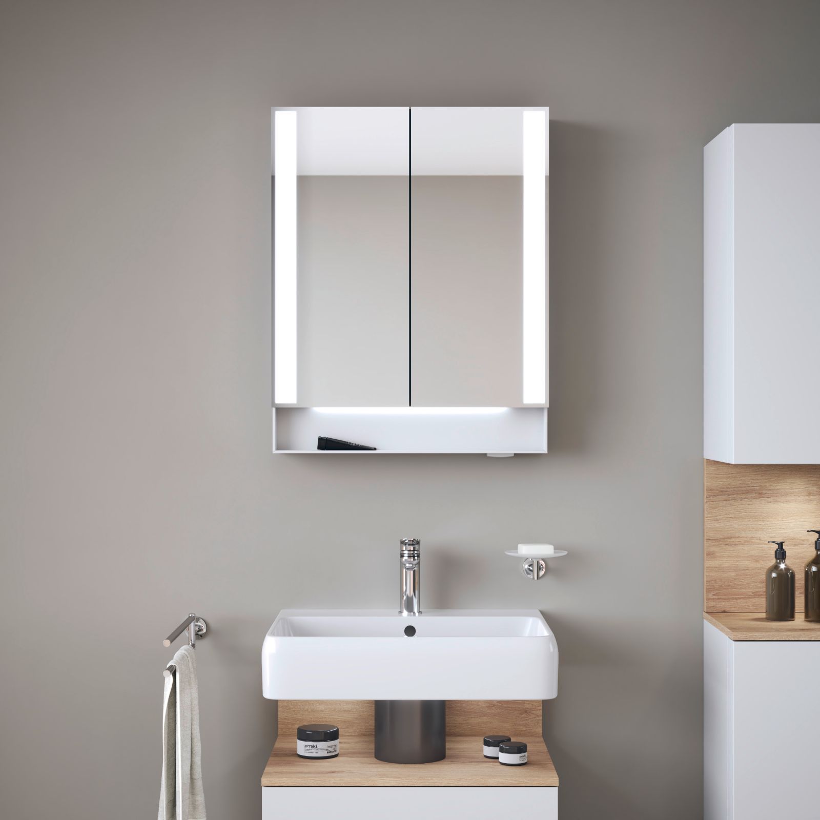 Savoniera Duravit 0099331000, Starck T, tip instalare pe perete, calitate superioara pentru baia ta, crom [9]