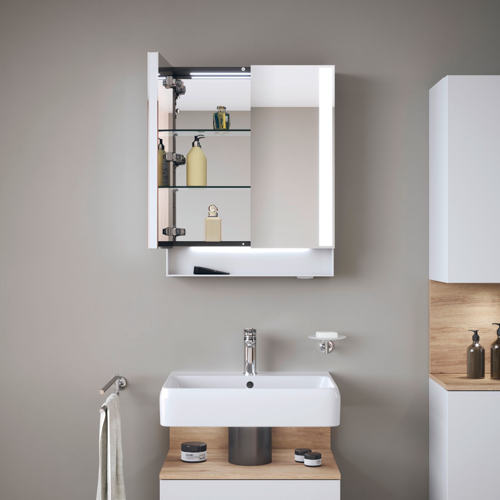 Savoniera Duravit 0099331000, Starck T, tip instalare pe perete, calitate superioara pentru baia ta, crom [10]