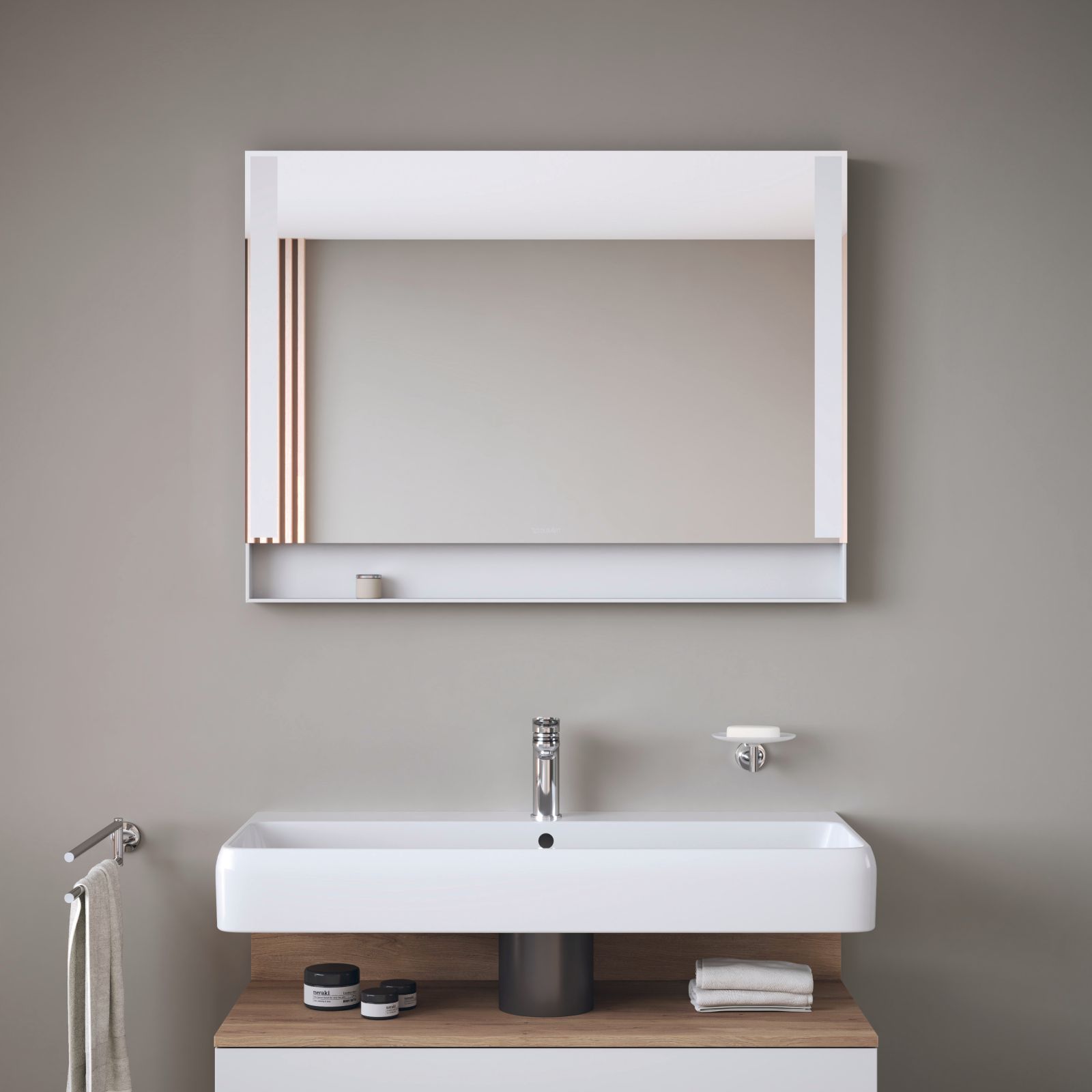 Savoniera Duravit 0099331000, Starck T, tip instalare pe perete, calitate superioara pentru baia ta, crom [12]
