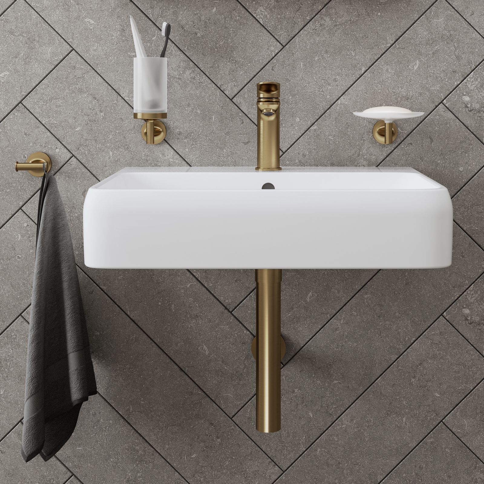 Savoniera Duravit 0099330400, Starck T, tip instalare pe perete, calitate superioara pentru baia ta, bronz [2]