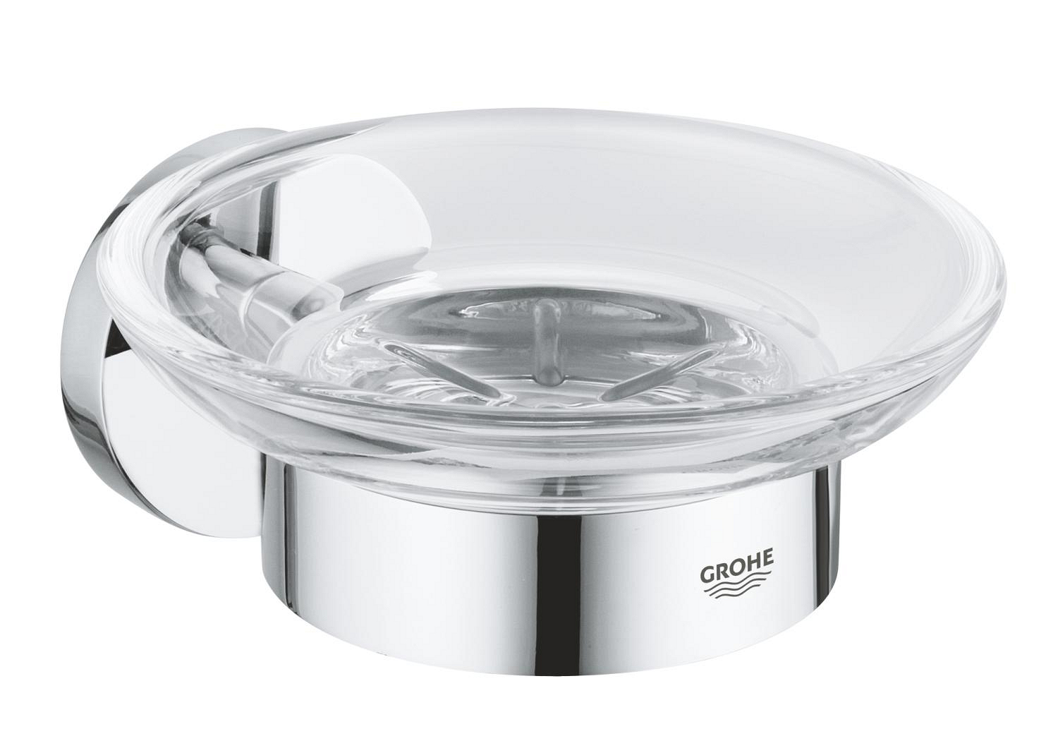 Grohe Savoniera grohe start, pe perete, 125 mm, metal/sticla, crom, 41193000