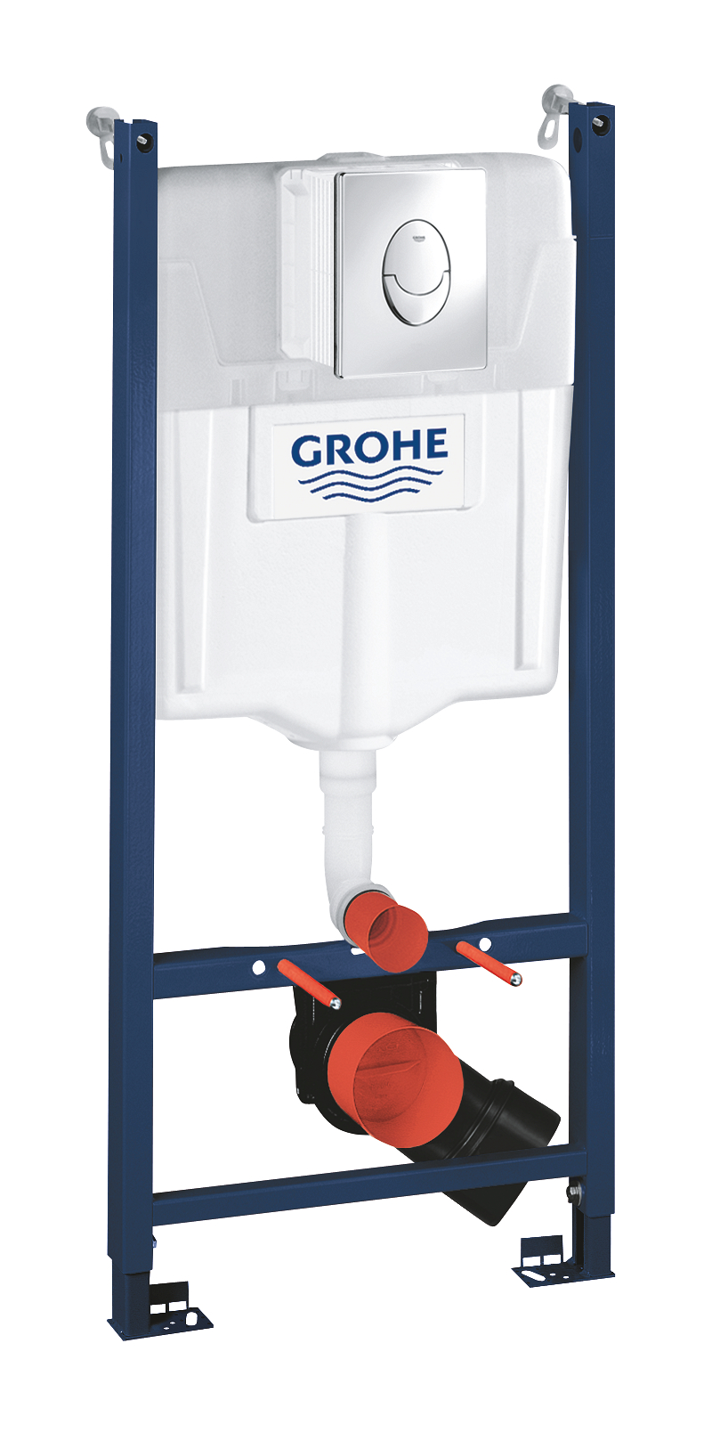 Grohe Set 3 in 1 rezervor wc grohe rapid sl 38745001, placa actionare skate air, cadru, suport perete, ajustabil, otel
