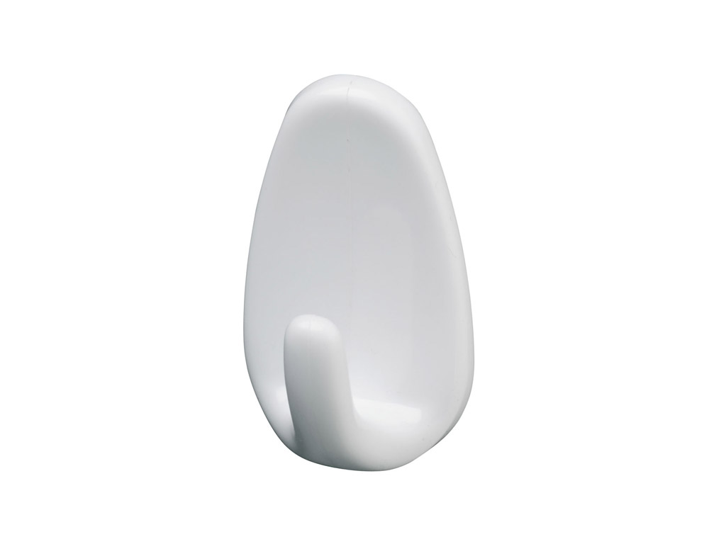 Bisk Set agatatoare bisk stick 70402, 30 mm, 3 bucati, adeziv, plastic, alb