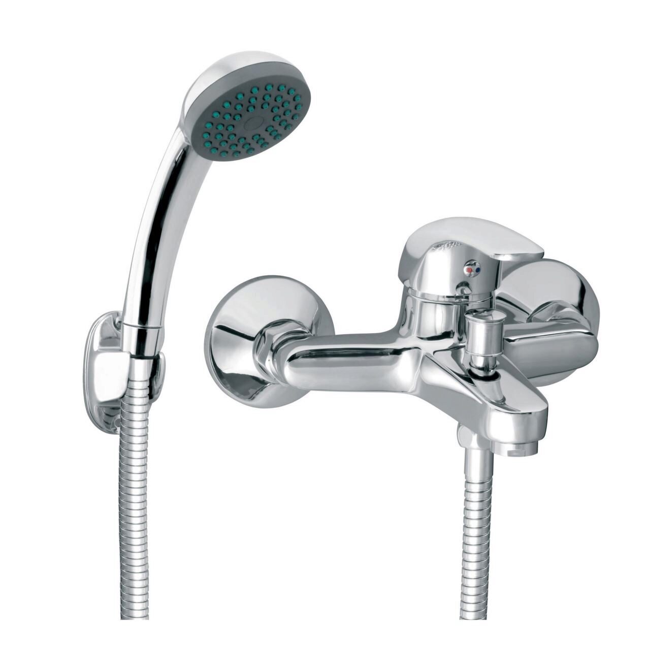 Ferro Set baterie cada ferro vasto bva11, 1/2'', monocomanda, diverter, cartus ceramic, set de dus, 1 pulverizare, 1.5 m, crom