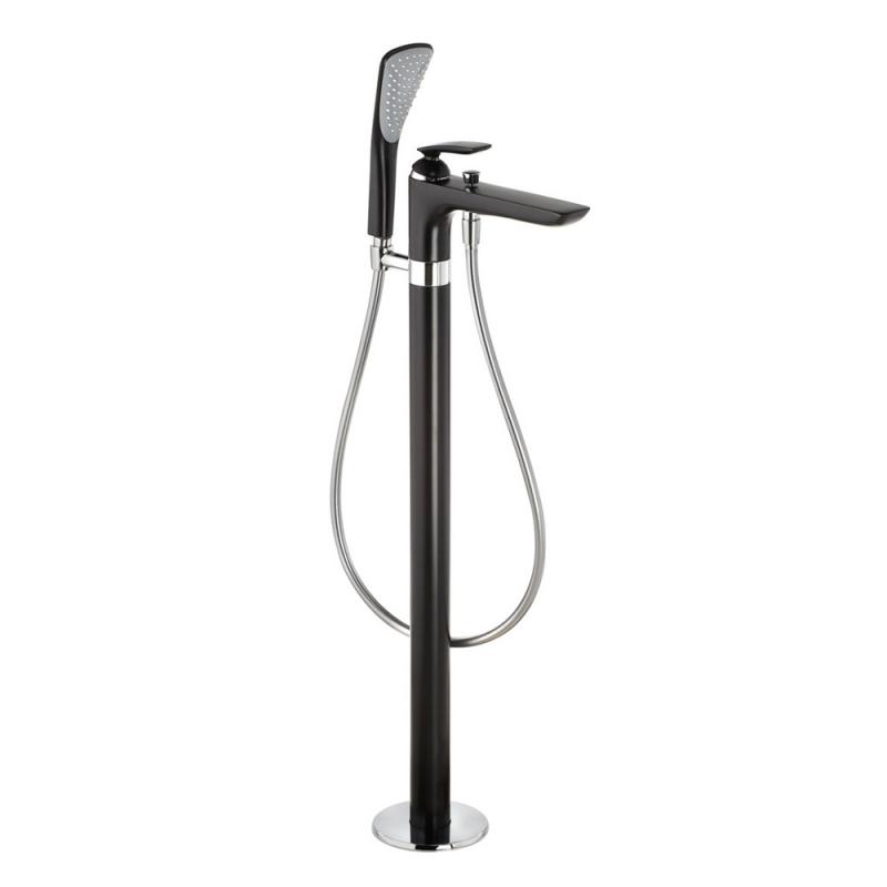 Kludi Set baterie cada kludi balance 525908775, 1/2'', montare pe podea, diverter, 1 pulverizare, 1.25 m, cartus ceramic, set