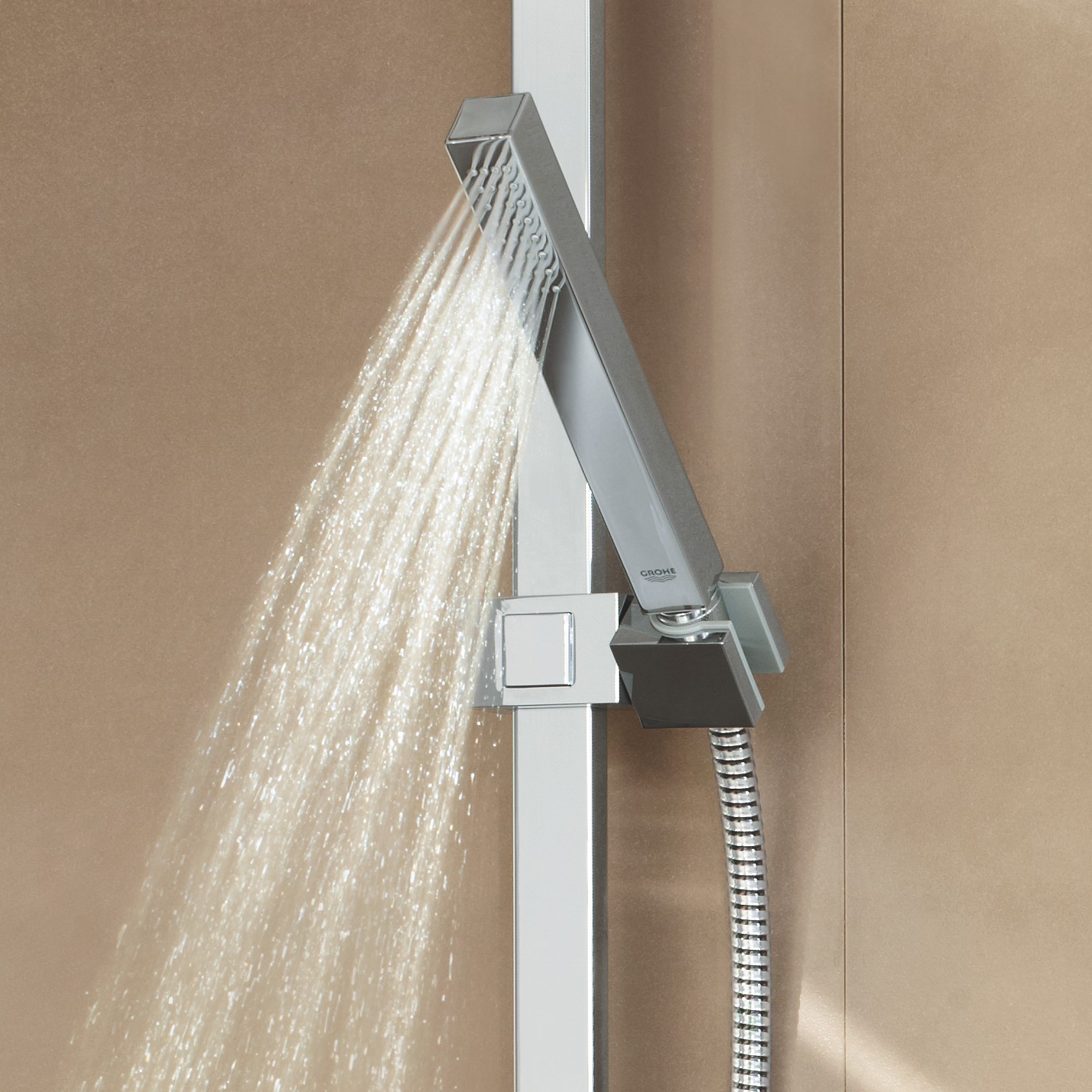Coloana de dus Grohe 27700000, 1.75 m, 66 mm, 900 mm, 1 functii para dus, 1/2 conexiune furtun, Crom