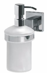 Bisk Set dozator bisk arktic 01476, 200 ml, montare pe perete, suport, crom