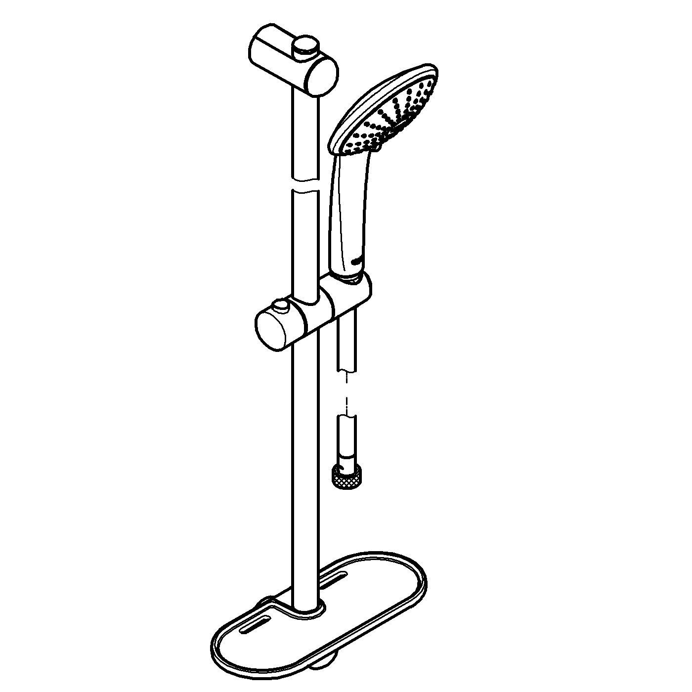 Coloana de dus Grohe 27242001, Euphoria 110 Duo, montaj aparent, numar