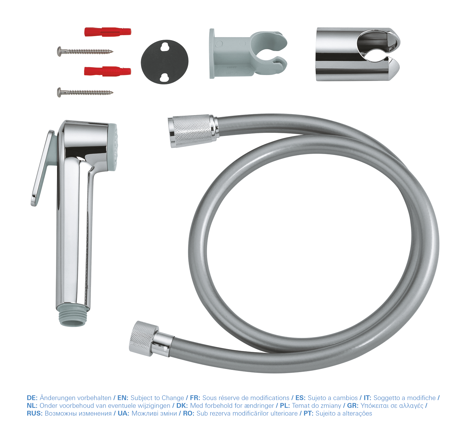 Set dus igienic Grohe 26352000, Tempesta-F Trigger, tip comanda trigger, dimensiune racord 1/2, crom [2]