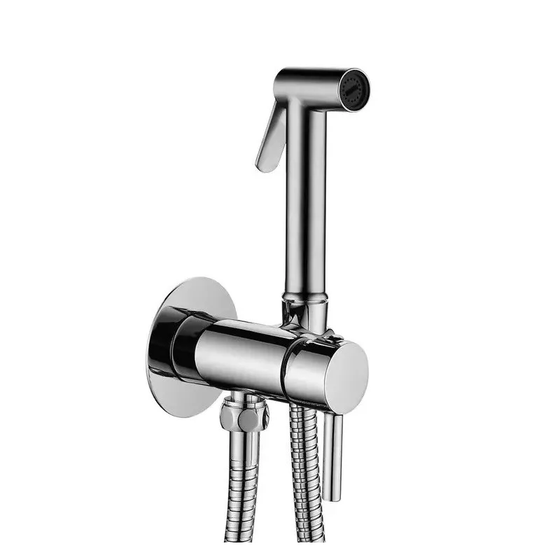 Paffoni Set dus igienic paffoni bidet, pe perete, valva, furtun, 1 functie, crom, zdup110cr