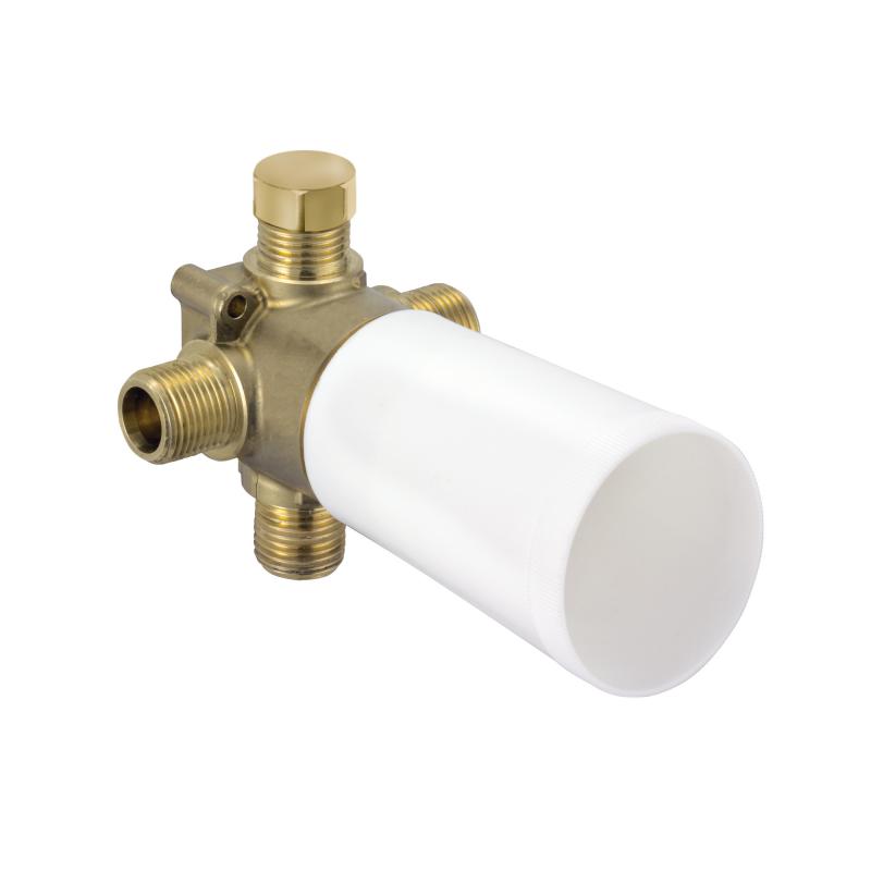 Kludi Set instalare kludi 29747, dn15, 1/2'', iesire 3/4'', iesire 1/2'', pentru comutator cu 2 cai, alama
