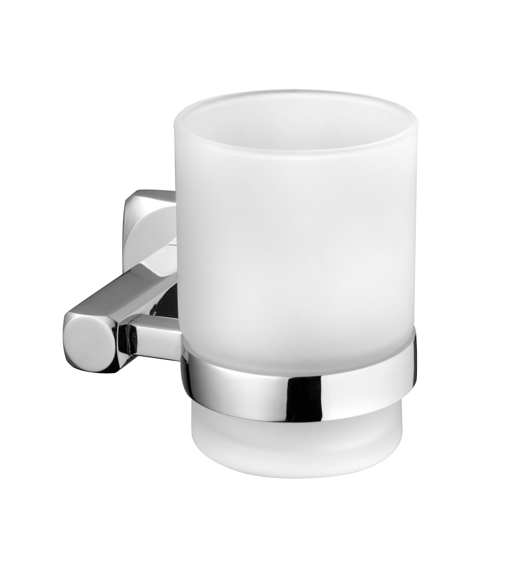 Bisk Set pahar bisk ice 04850, montare pe perete, fixare ascunsa, crom