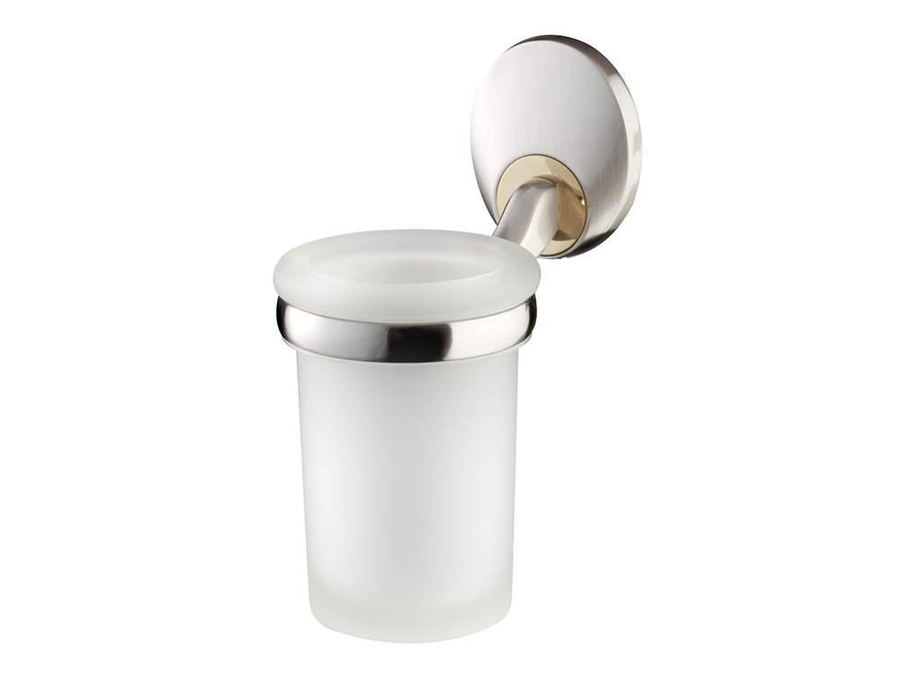Bisk Set pahar bisk passion 03571, montare pe perete, fixare ascunsa, nichel