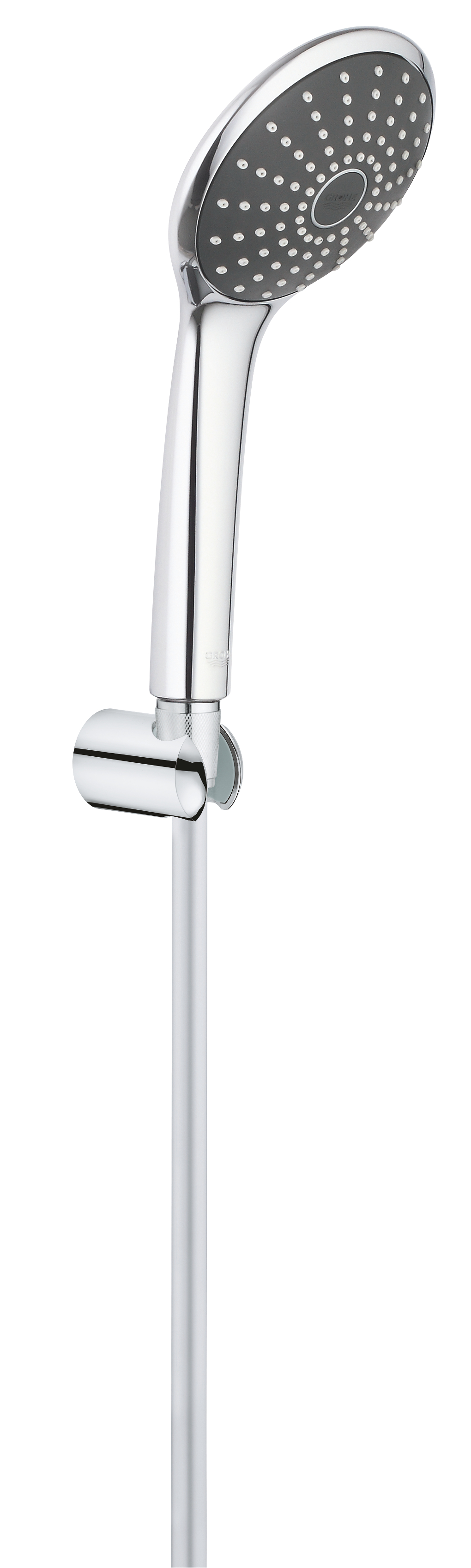 Baterii sanitare - Set para de dus Grohe 27324000, Vitalio Joy 110 Mono, diametru 110 mm, montaj universal, racord 1/2'', crom