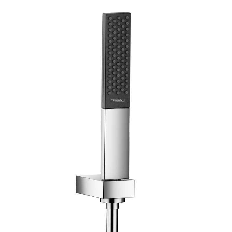 Hansgrohe Set para de dus hansgrohe rainfinity 26856000, 1/2'', universal, 1 pulverizare, suport, furtun 1.6 m, anti-calcar, crom