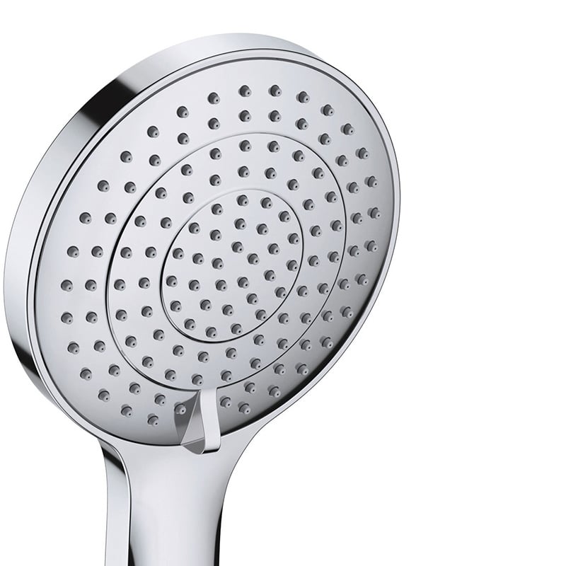 Set para de dus Duravit UV0712002010, dus, diametru 110 mm, 3 functii, montaj universal, racord 1/2'', crom [1]