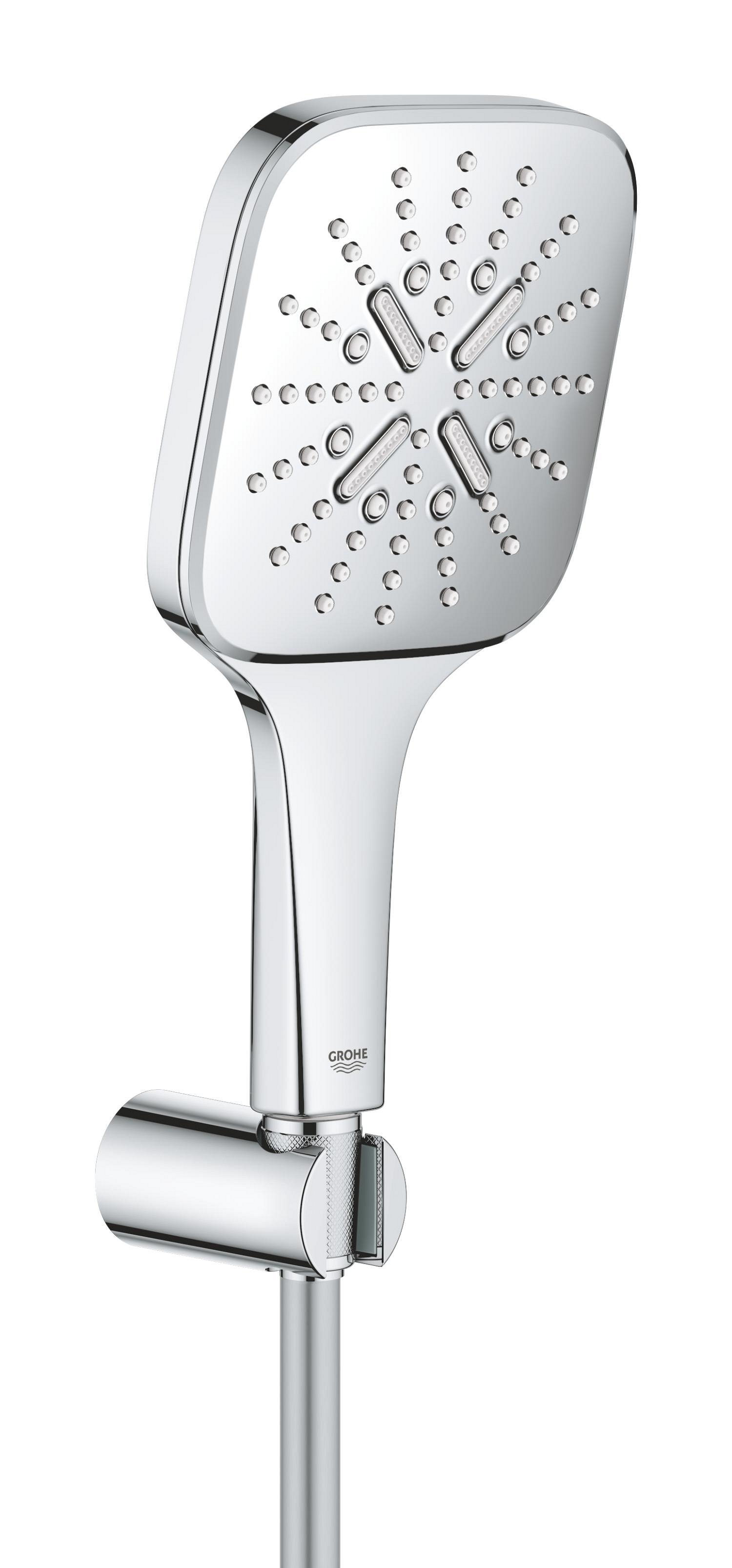 Grohe Set para dus grohe smartactive cube 26589000, 1/2'', 3 functii, suport, furtun, crom
