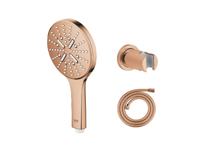 Grohe Set para dus grohe smartactive, universal, 3 functii, 1.75 m, lucios, cupru, 27074da0-1st