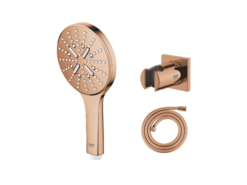 Grohe Set para dus grohe smartactive, universal, 3 functii, 1.75 m, lucios, cupru, 27075da0-1st
