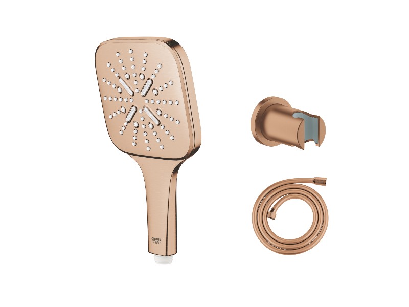 Grohe Set para dus grohe smartactive, universal, 3 functii, 1.75 m, mat, cupru, 27074dl0-1st