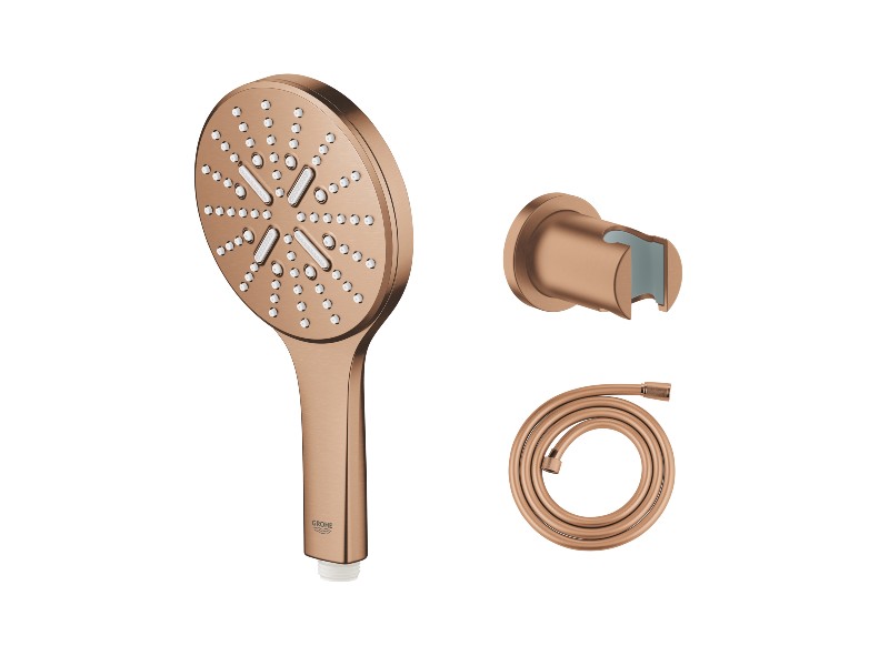 Grohe Set para dus grohe smartactive, universal, 3 functii, 1.75 m, mat, cupru, 27074dl0-2st