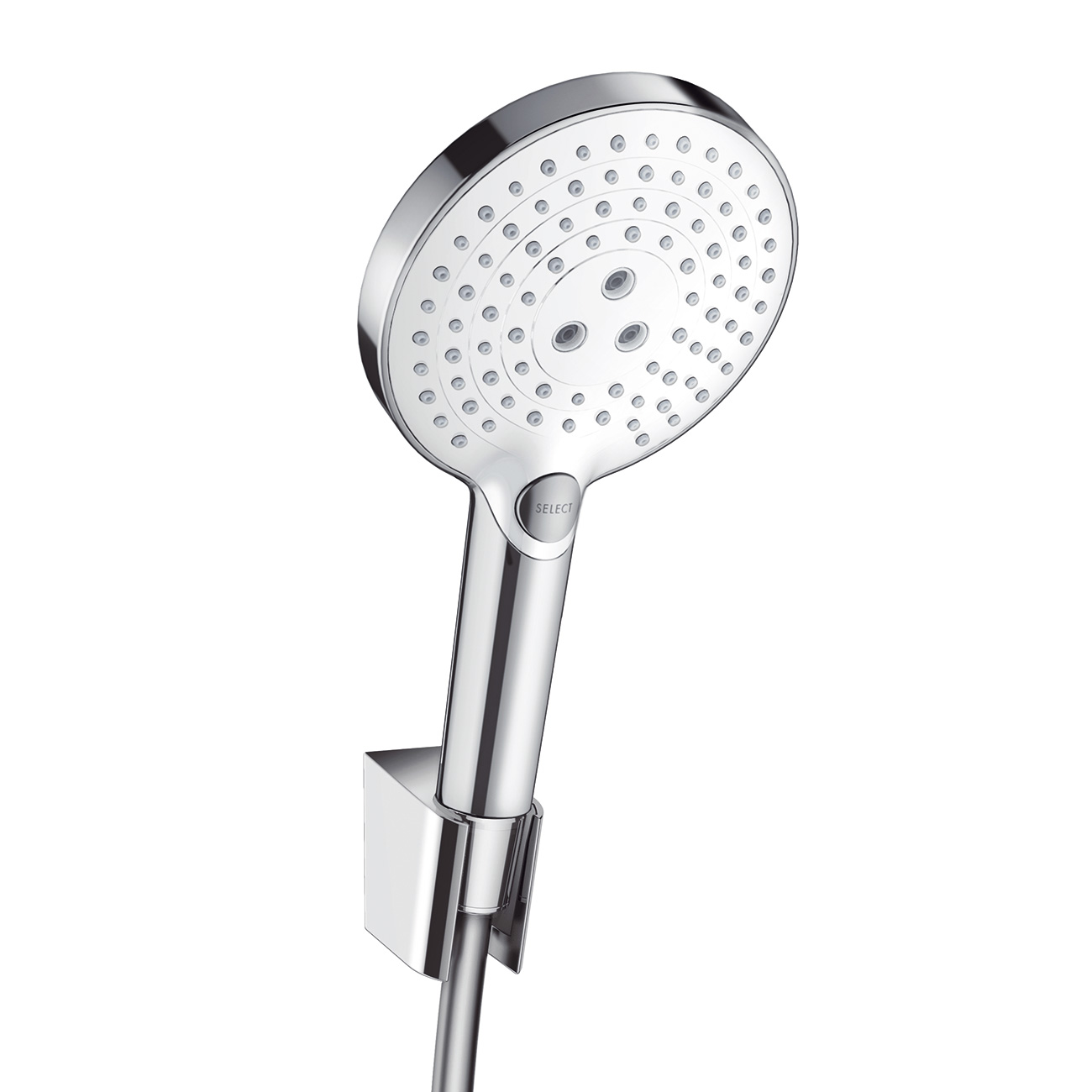 Hansgrohe Set para dus hansgrohe raindance s, 125 mm, 3 functii, suport/furtun, crom, 26721400
