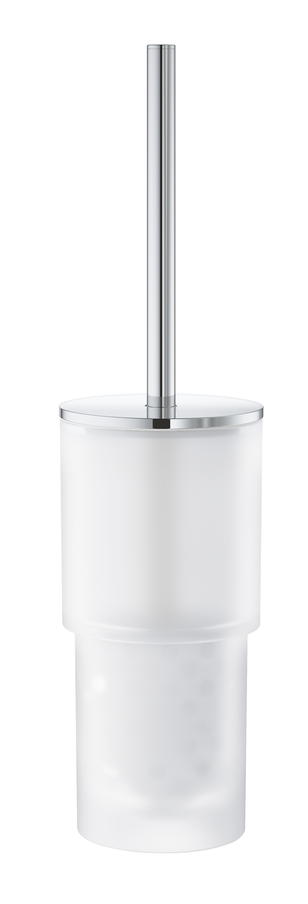 Set perie WC Grohe 40314003, Atrio, tip instalare pe perete, elemente fixare ascunse, numar orificii instalare 2, crom [1]