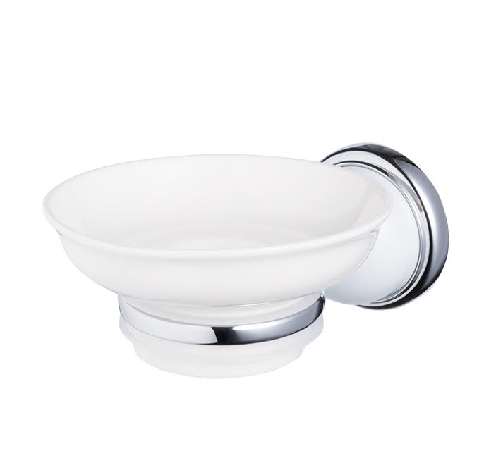 Bisk Set sapuniera bisk grenada 06902, montare pe perete, fixare ascunsa, crom