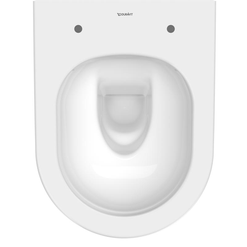 Set vas WC Duravit 45870900A1, D-Neo, montaj suspendat, zona montaj in