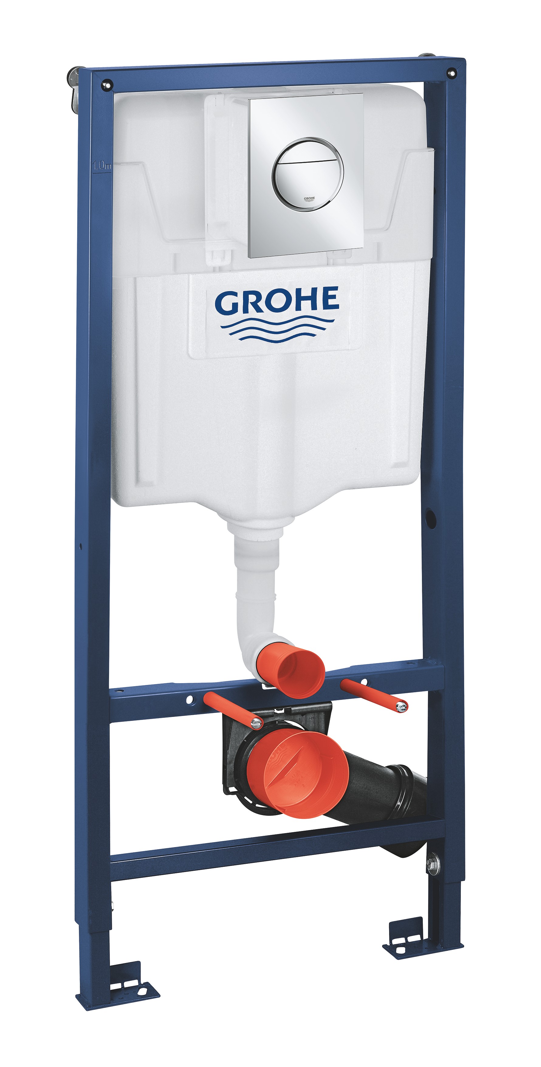 Grohe Set 3 in 1 rezervor wc grohe rapid sl 39581000, placa actionare s, cadru, suport, otel