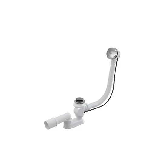 Besco  Sifon cada besco, 570 mm, preaplin, ventil, crom, sw-auto