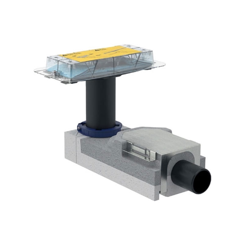 Geberit  Sifon rigola geberit cleanline 154.150.00.1, 90 - 200 mm, incastrat, reglabil, filtru, 24 l/min