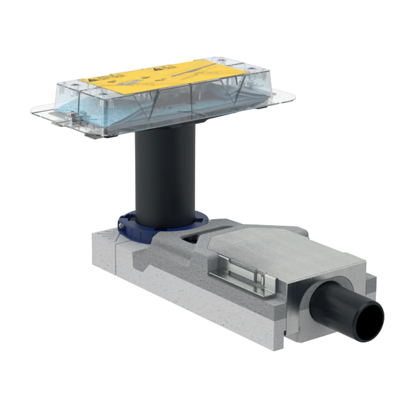 Geberit  Sifon rigola geberit cleanline 154.152.00.1, 65 - 90 mm, incastrat, reglabil, filtrul, 24 l/min