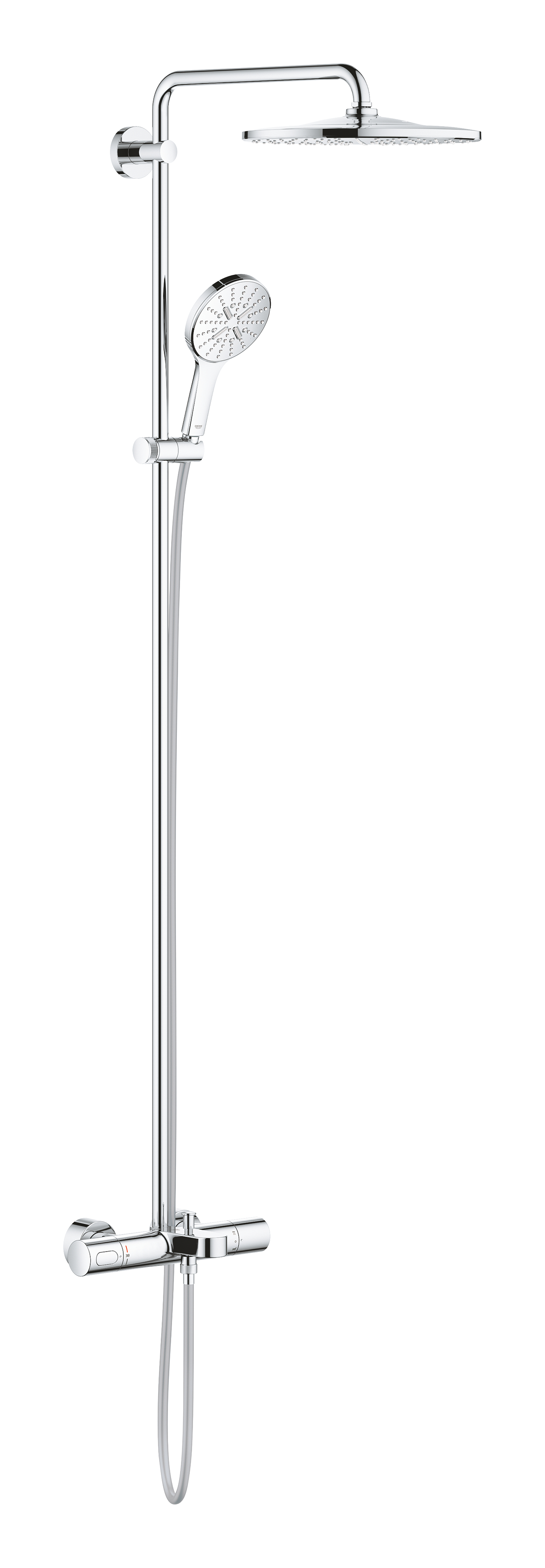 Grohe Sistem de cada grohe rainshower smartactive 310 26657000, 1/2'', aparent, termostat, 310 mm, diverter cada, crom