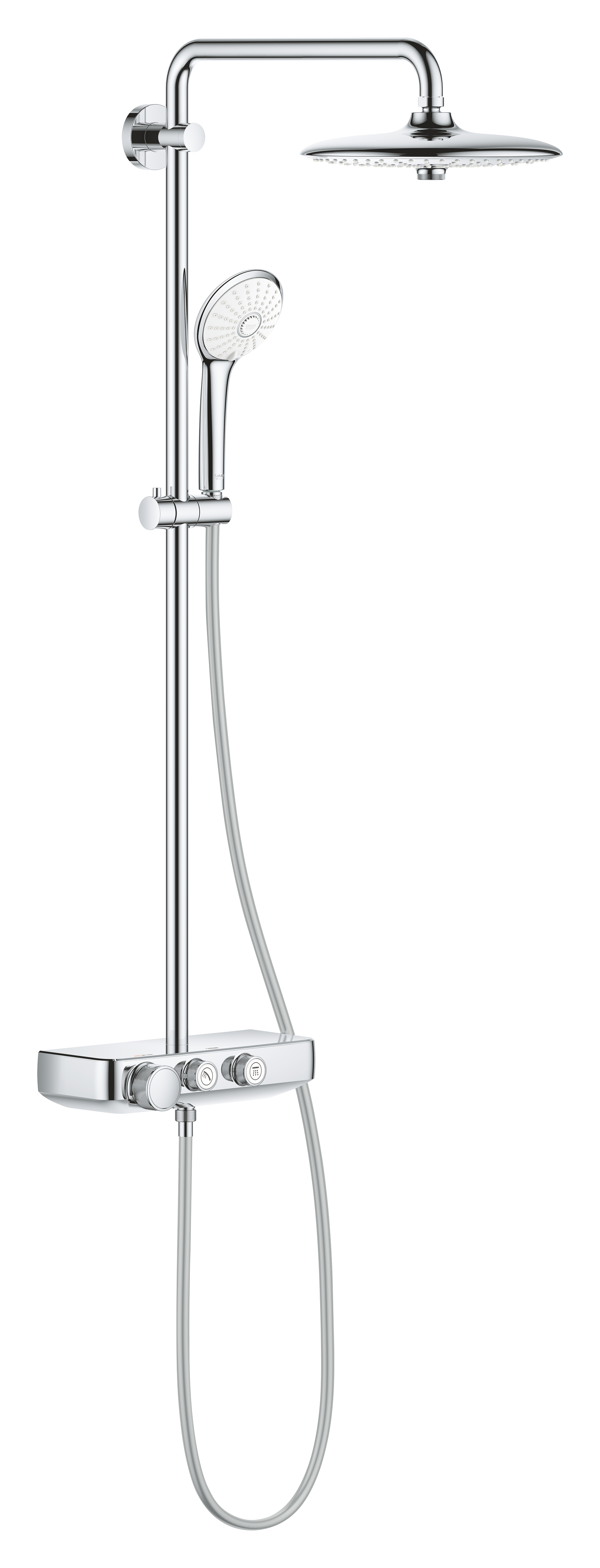 Grohe Sistem de dus grohe smartcontrol 260, termostat, 260 mm, aparent, crom, 26509000