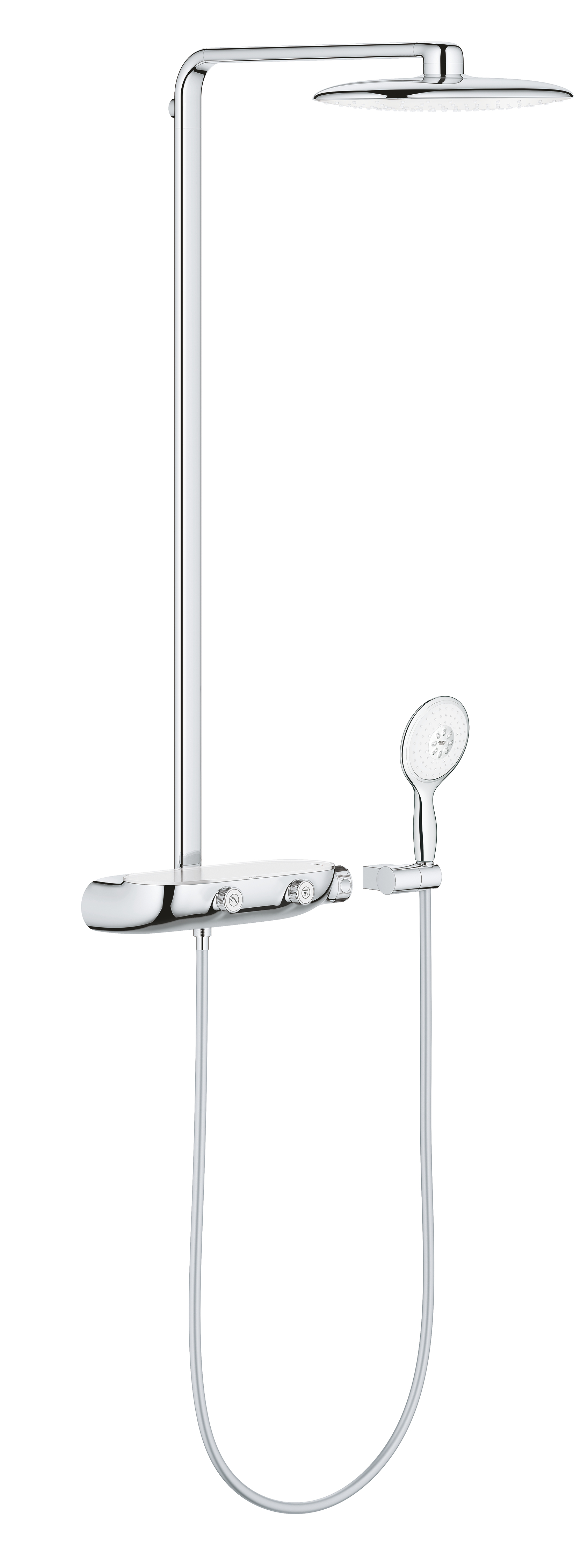 Grohe Sistem de dus grohe smartcontrol 360 mono 26361ls0, termostat, aparent, 360 mm, 1 functie, anti-oparire, crom