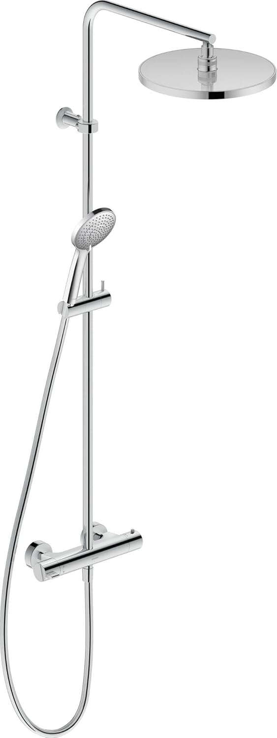 Sistem de dus Duravit B24280008010, B.2, tip incastrare aparent, pentru dus, pentru un dus confortabil zilnic, crom [2]