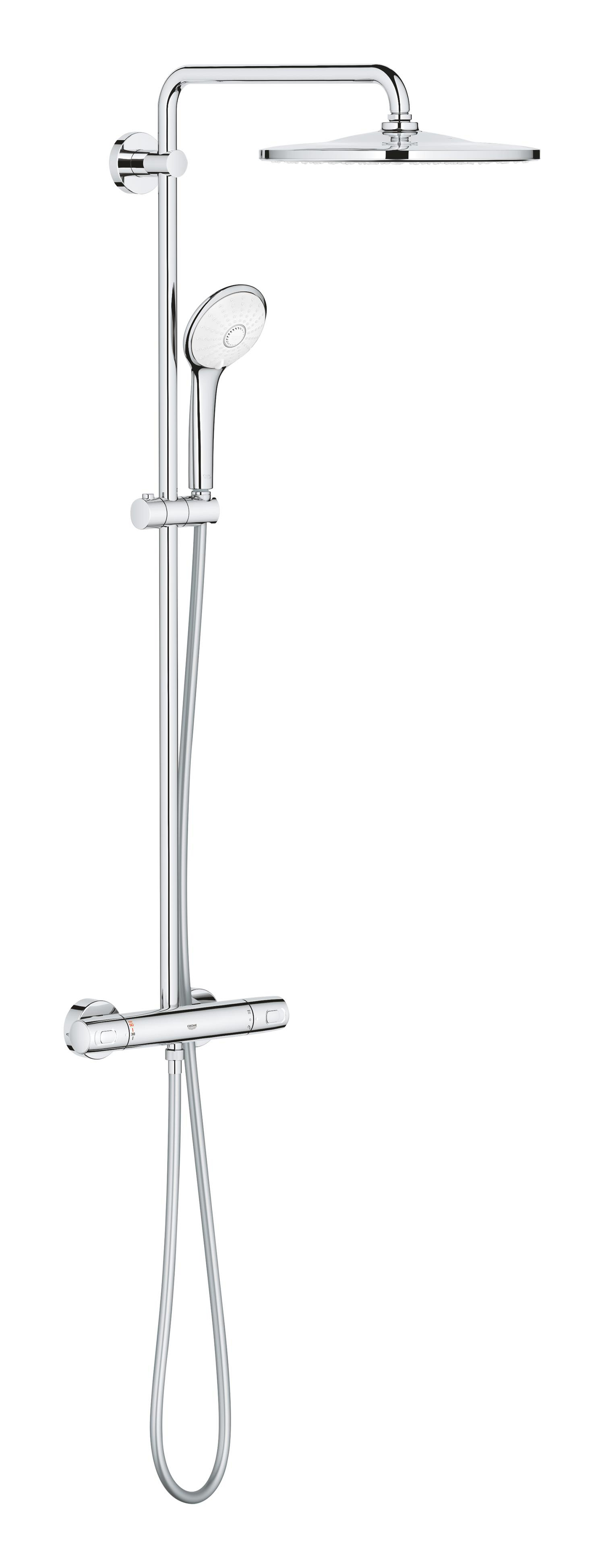Grohe Sistem de dus grohe euphoria 310, aparent, termostat, 310 mm, 1 functie, crom, 26384002
