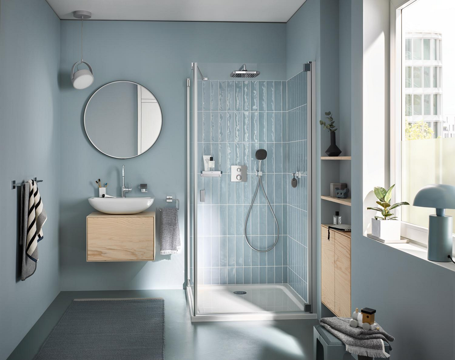 Sistem de dus Grohe 34882000, Grohtherm, tip incastrare incastrat, pentru dus, pentru un dus confortabil zilnic, crom [4]